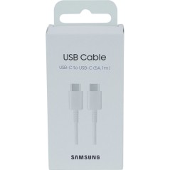 Samsung 1m USB 2.0 Type-C Cable - High-Speed White Charger Cable for Fast Data Transfer (Model: 8806090144059)